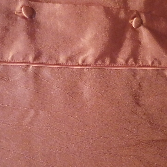 Vintage Victoria Secret gold label pink  button down gown. Satin Sz. Med - Picture 3 of 8